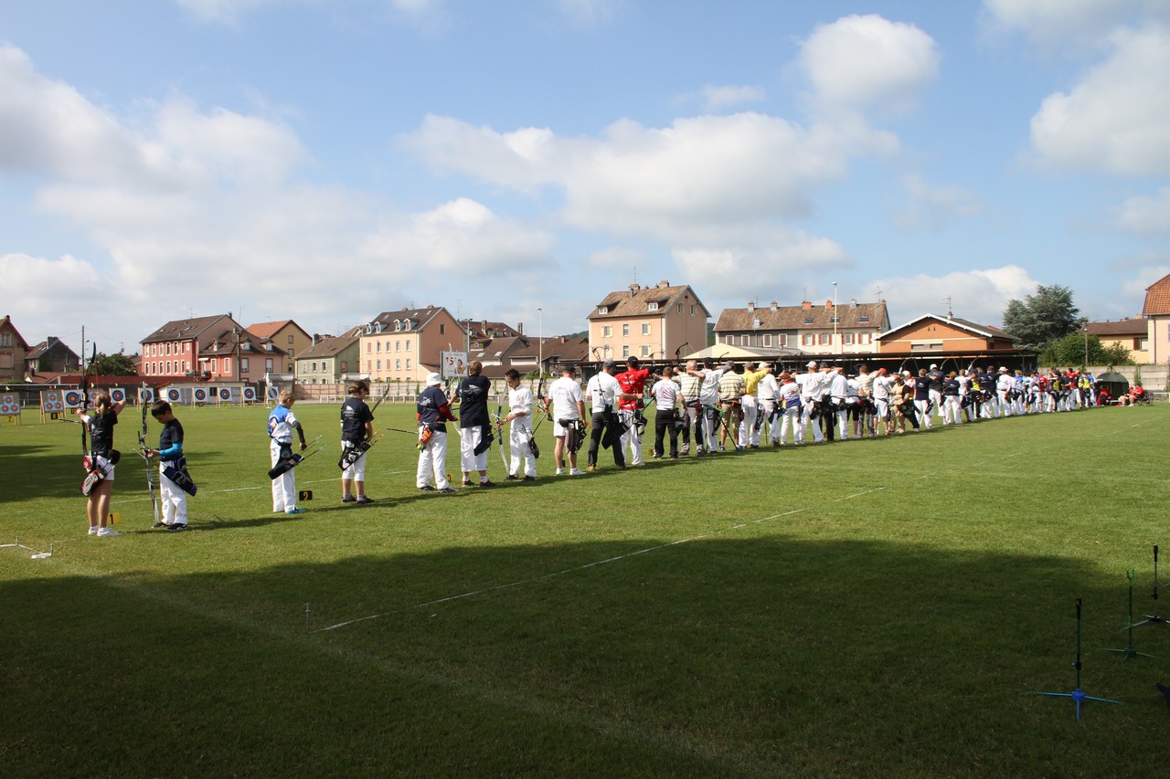 Championnat de ligue et départemental FITA à Belfort du 30 Juin 2013