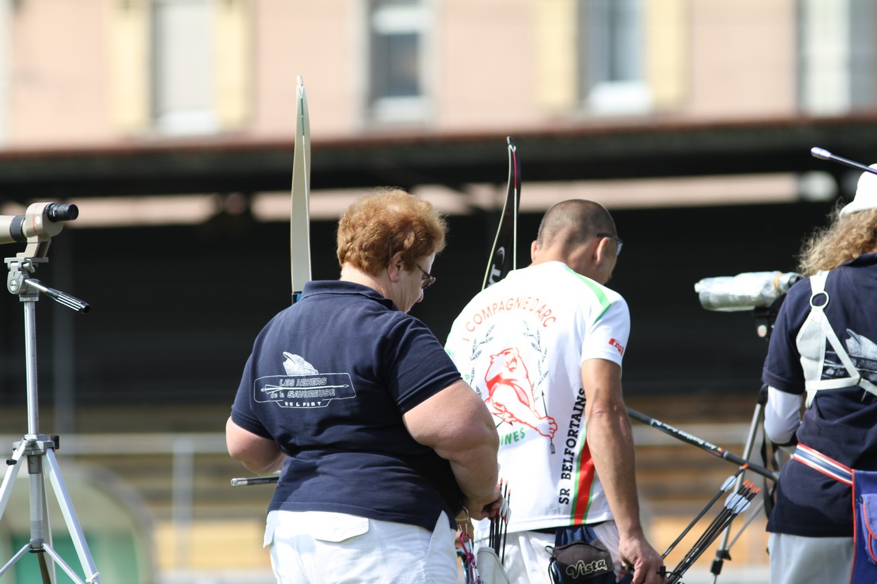 Championnat de ligue et départemental FITA à Belfort du 30 Juin 2013