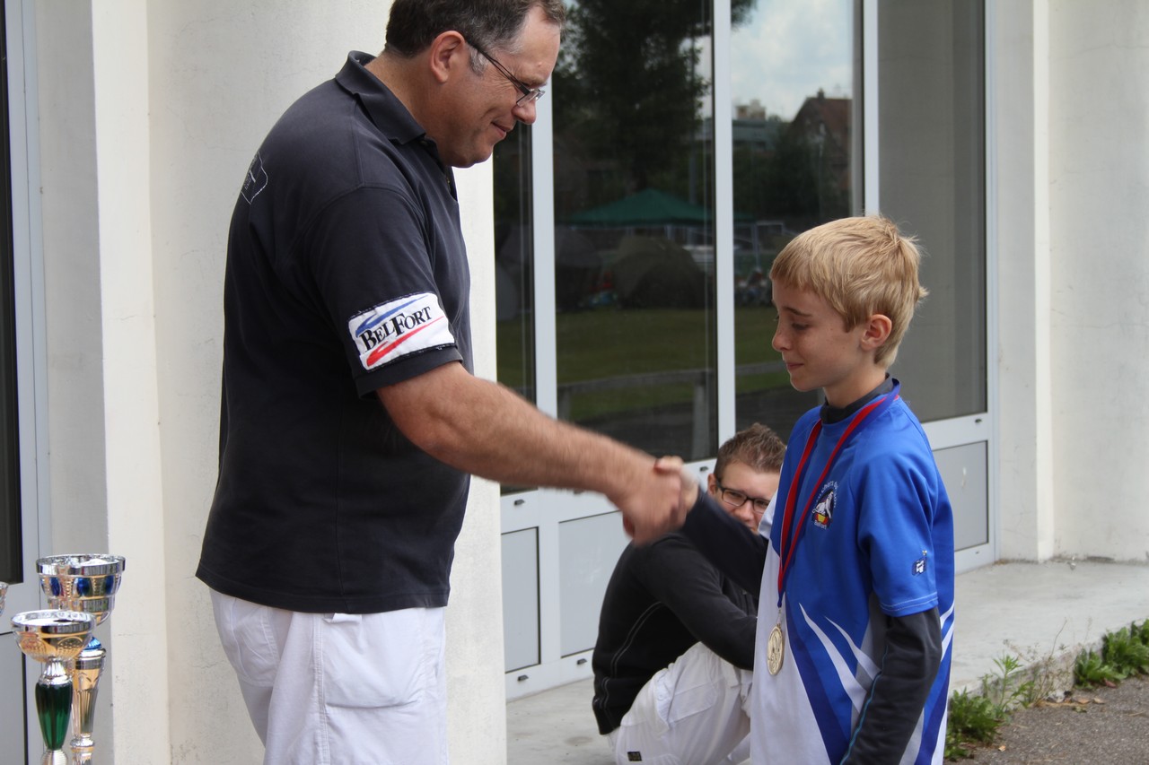 Championnat de ligue et départemental FITA à Belfort du 30 Juin 2013