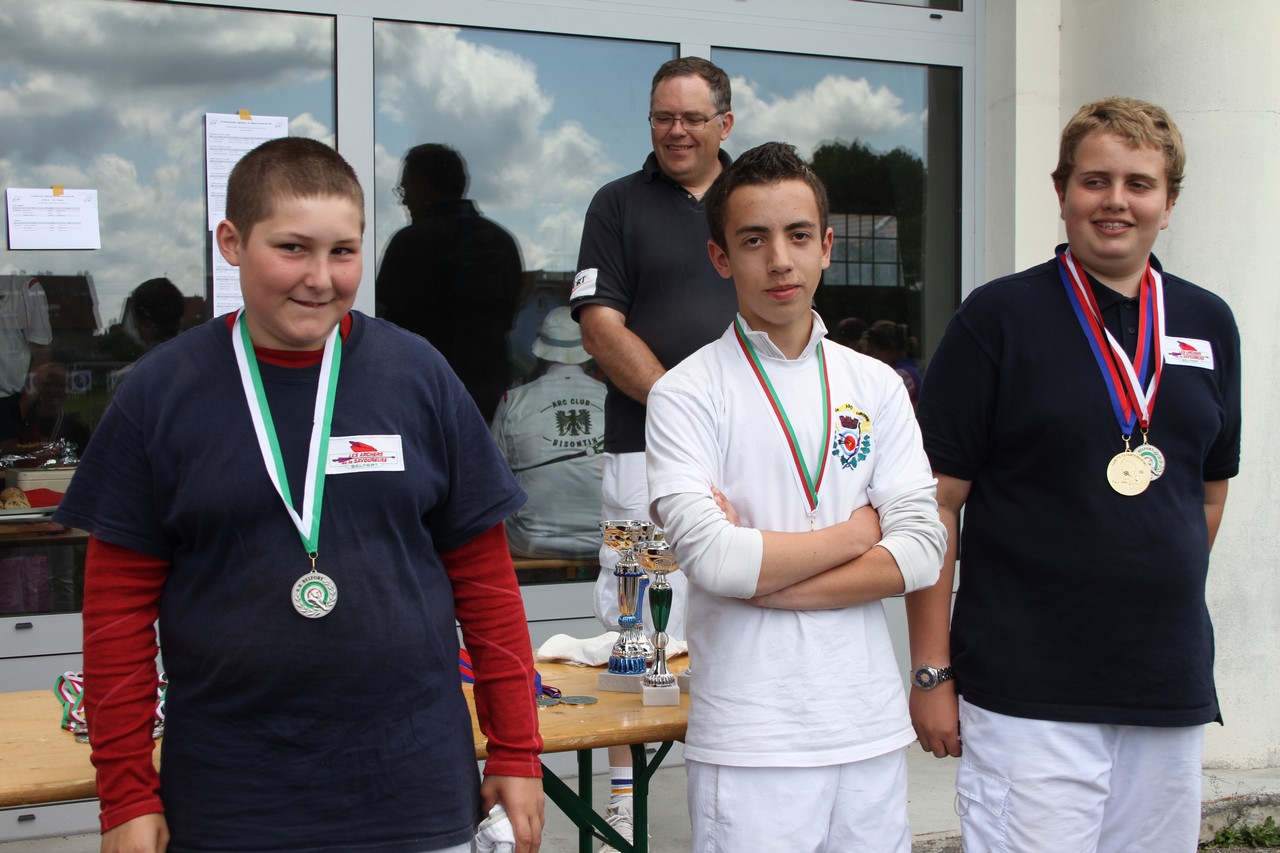 Championnat de ligue et départemental FITA à Belfort du 30 Juin 2013