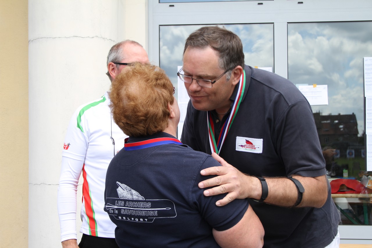 Championnat de ligue et départemental FITA à Belfort du 30 Juin 2013