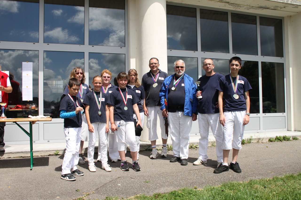 Championnat de ligue et départemental FITA à Belfort du 30 Juin 2013