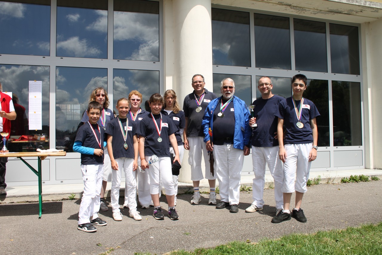 Championnat de ligue et départemental FITA à Belfort du 30 Juin 2013