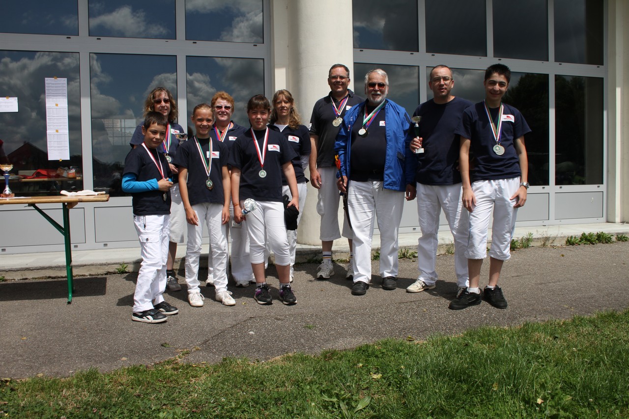 Championnat de ligue et départemental FITA à Belfort du 30 Juin 2013