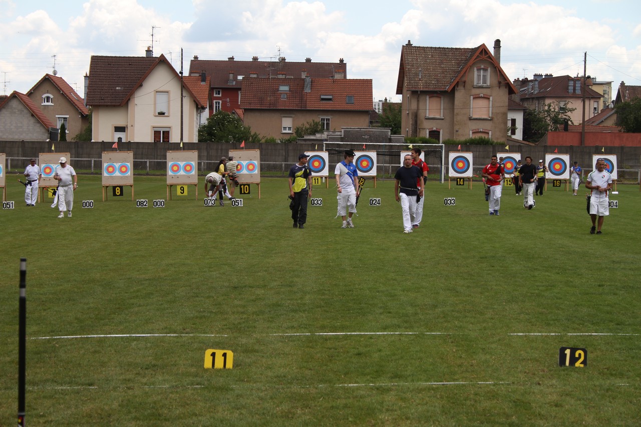 Championnat de ligue et départemental FITA à Belfort du 30 Juin 2013