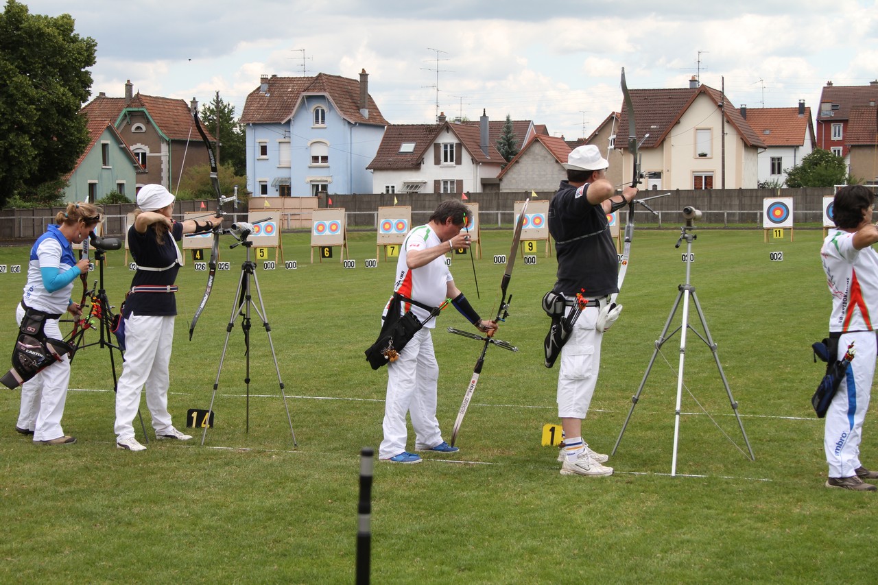 Championnat de ligue et départemental FITA à Belfort du 30 Juin 2013