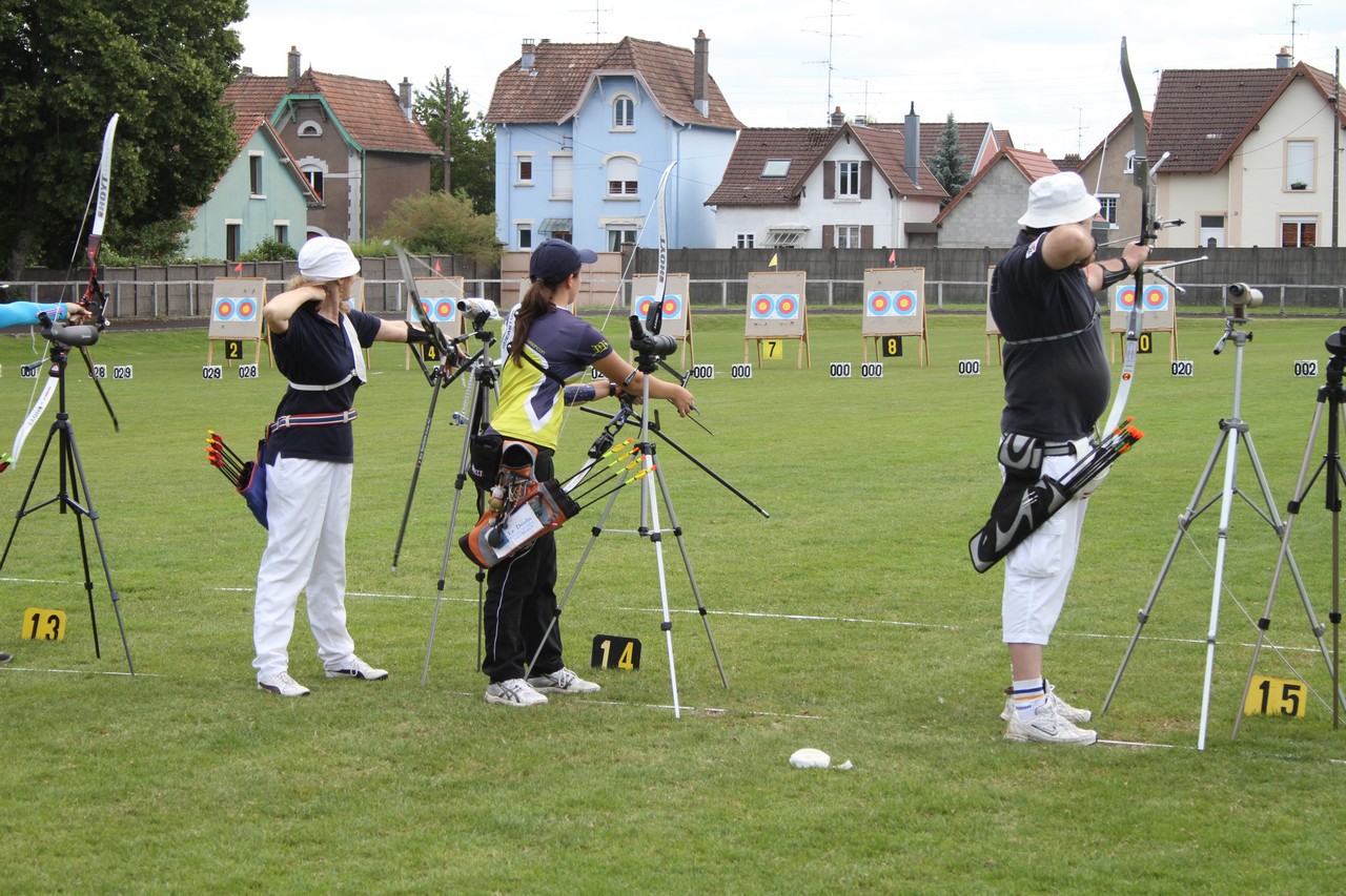 Championnat de ligue et départemental FITA à Belfort du 30 Juin 2013