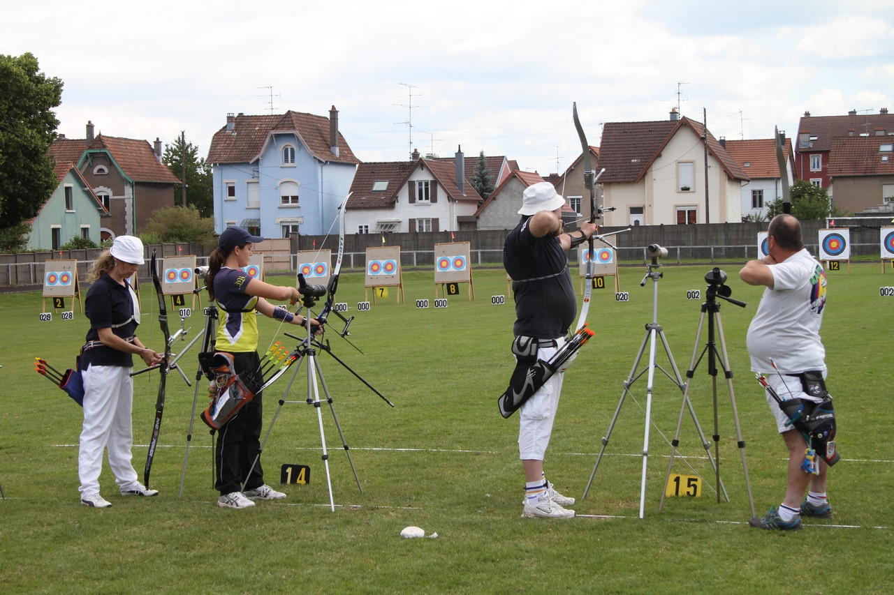 Championnat de ligue et départemental FITA à Belfort du 30 Juin 2013