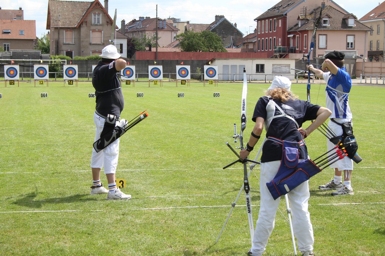 Championnat de ligue et départemental FITA à Belfort du 30 Juin 2013