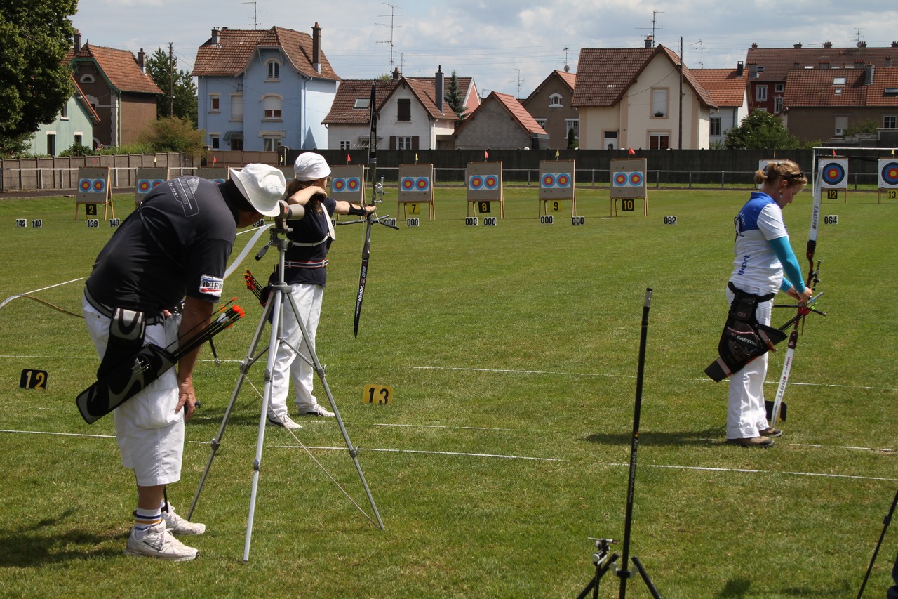 Championnat de ligue et départemental FITA à Belfort du 30 Juin 2013