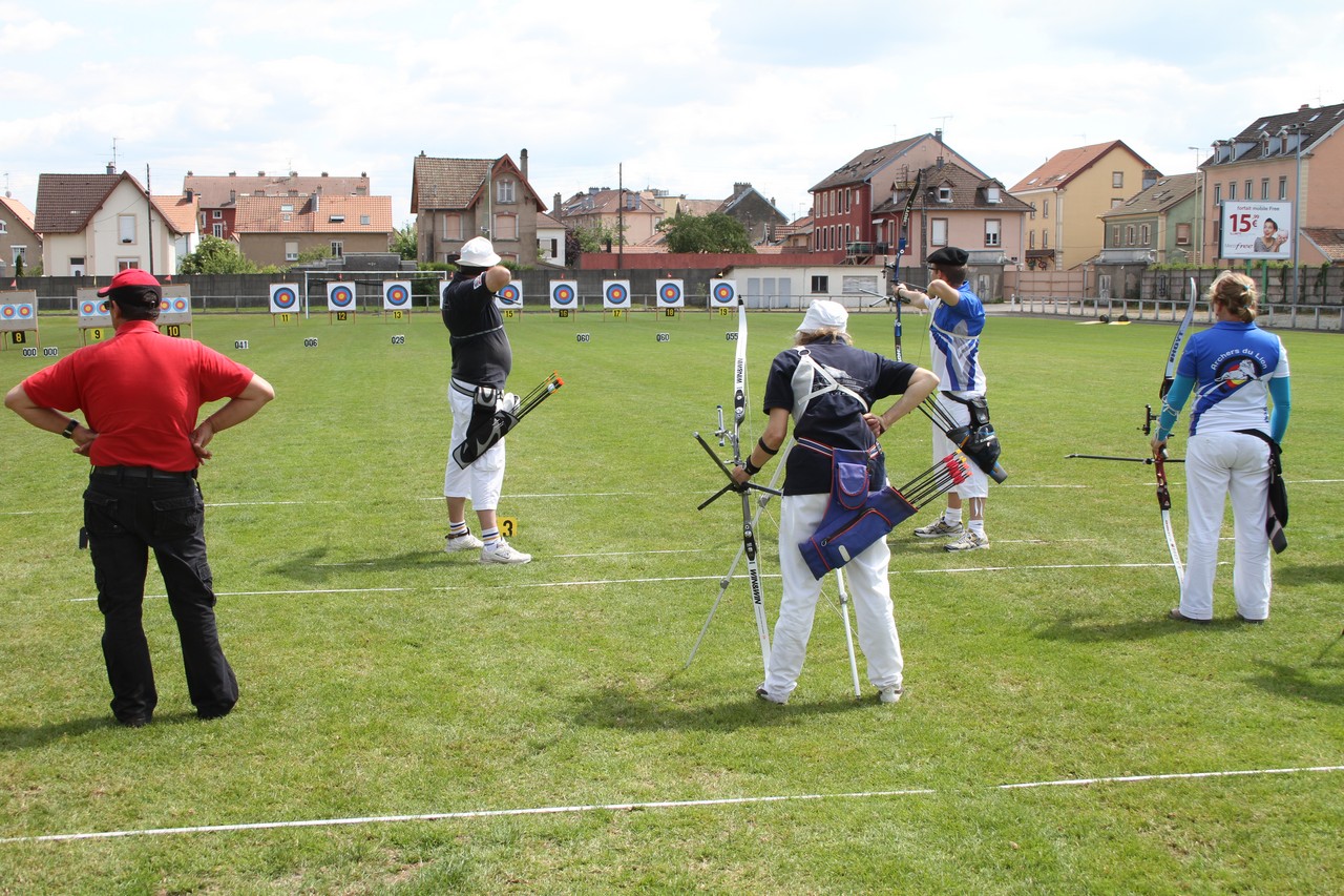 Championnat de ligue et départemental FITA à Belfort du 30 Juin 2013