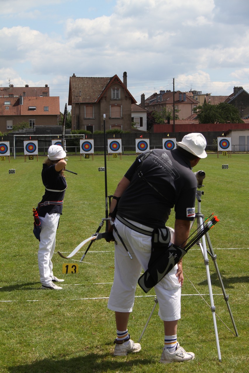 Championnat de ligue et départemental FITA à Belfort du 30 Juin 2013