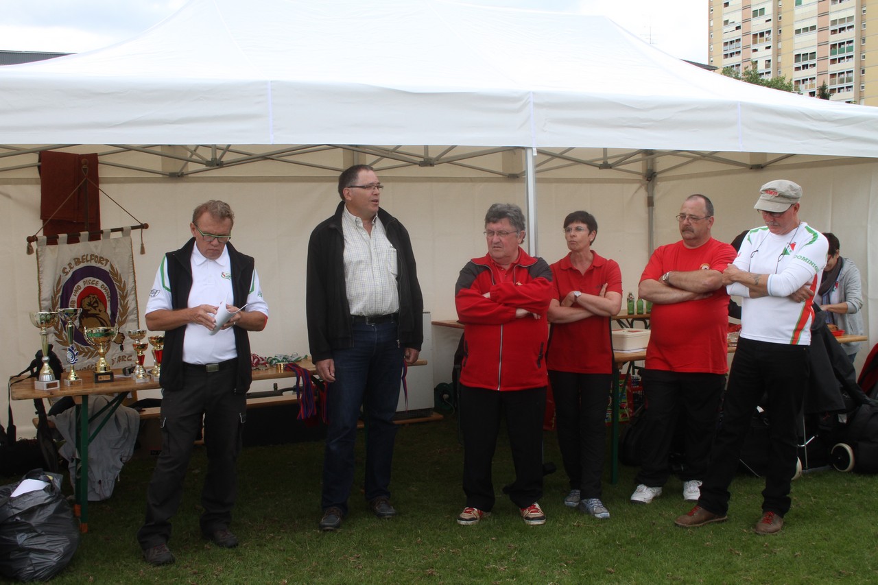 Championnat départemental FITA Fédéral 21 juin 2015 Belfort