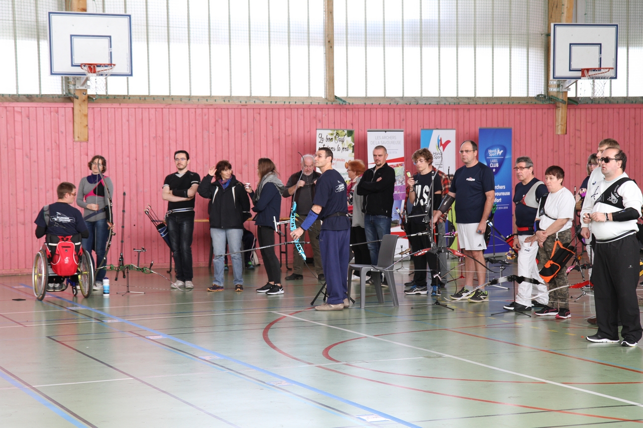 Tir en salle Handisport, Sport adapté du 28 octobre et Qualificatif FFTA du 29 octobre.