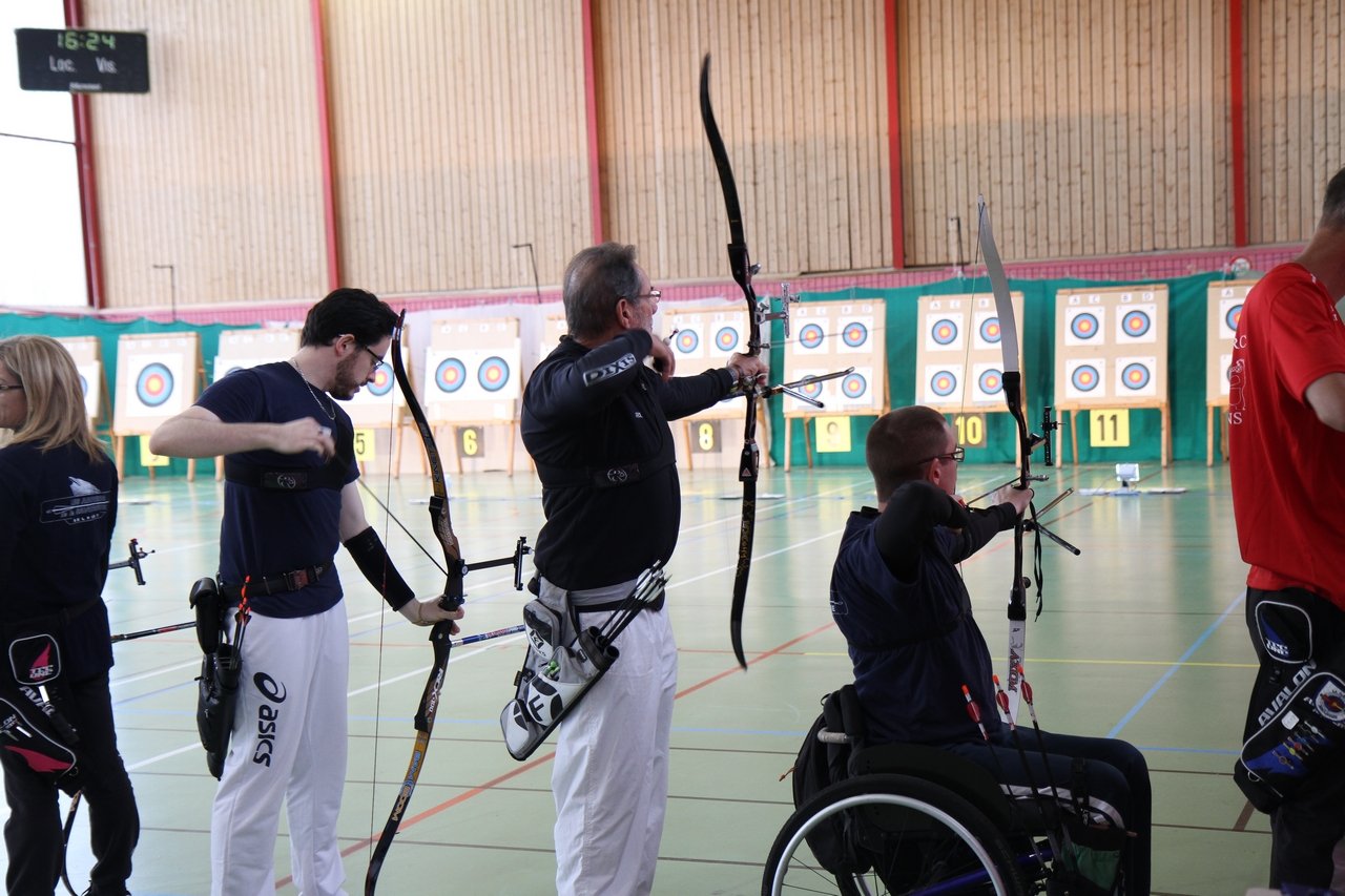 Tir en salle Handisport, Sport adapté du 27 octobre et Qualificatif FFTA du 28 octobre 2018.