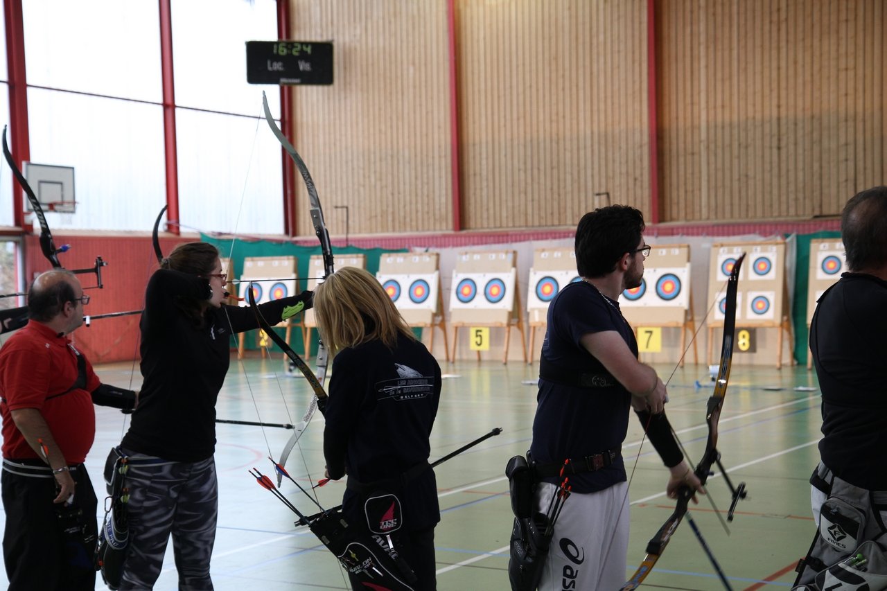 Tir en salle Handisport, Sport adapté du 27 octobre et Qualificatif FFTA du 28 octobre 2018.