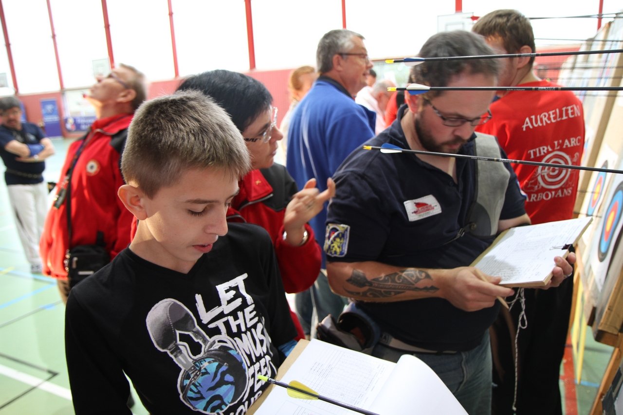 Tir en salle Handisport, Sport adapté du 27 octobre et Qualificatif FFTA du 28 octobre 2018.