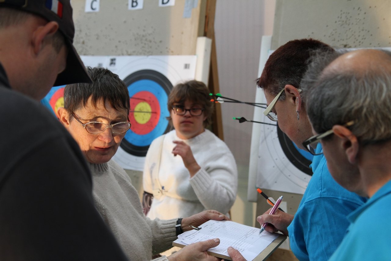 Tir en salle Handisport, Sport adapté du 27 octobre et Qualificatif FFTA du 28 octobre 2018.