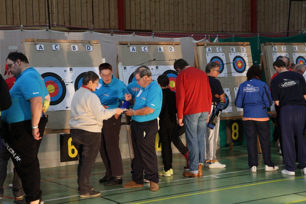 Tir en salle Handisport, Sport adapté du 27 octobre et Qualificatif FFTA du 28 octobre 2018.