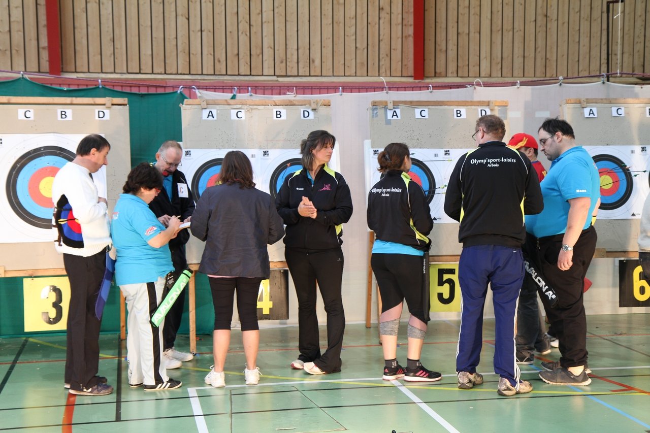 Tir en salle Handisport, Sport adapté du 27 octobre et Qualificatif FFTA du 28 octobre 2018.