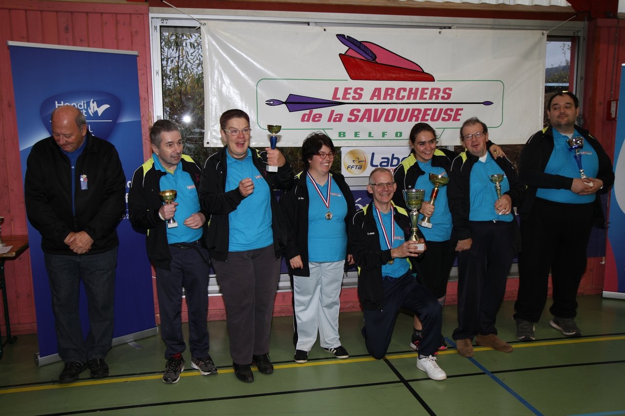 Tir en salle Handisport, Sport adapté du 27 octobre et Qualificatif FFTA du 28 octobre 2018.