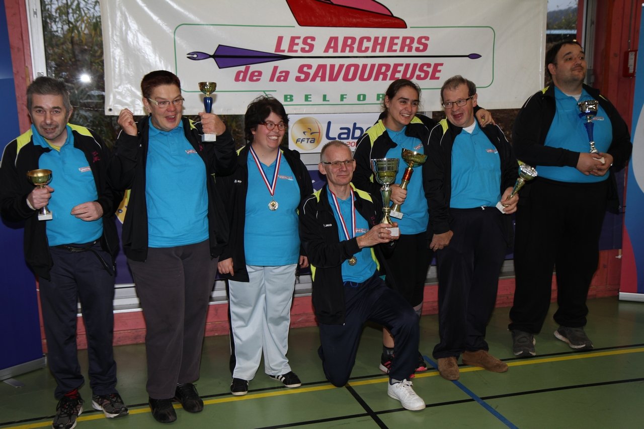Tir en salle Handisport, Sport adapté du 27 octobre et Qualificatif FFTA du 28 octobre 2018.