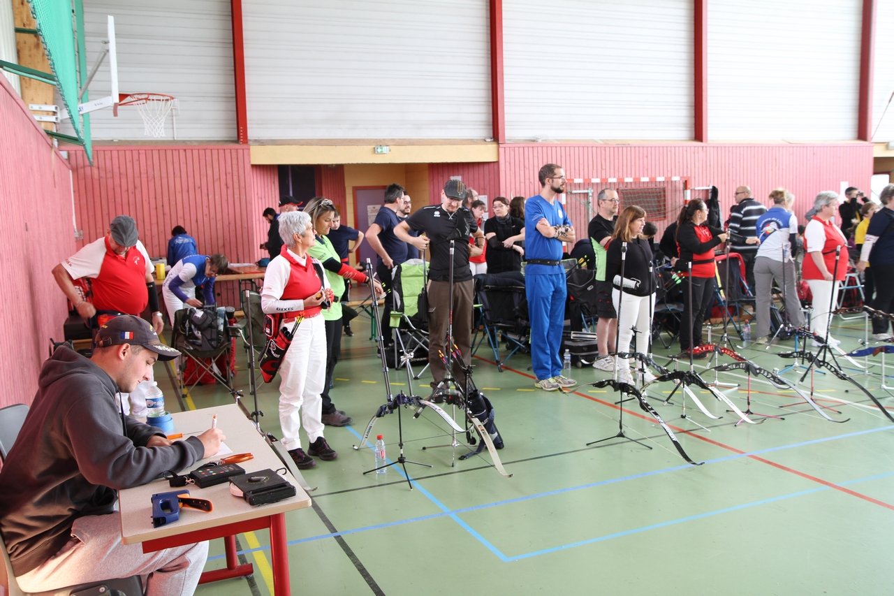 Tir en salle Handisport, Sport adapté du 27 octobre et Qualificatif FFTA du 28 octobre 2018.