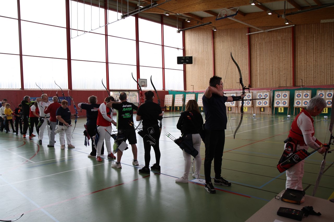 Tir en salle Handisport, Sport adapté du 27 octobre et Qualificatif FFTA du 28 octobre 2018.