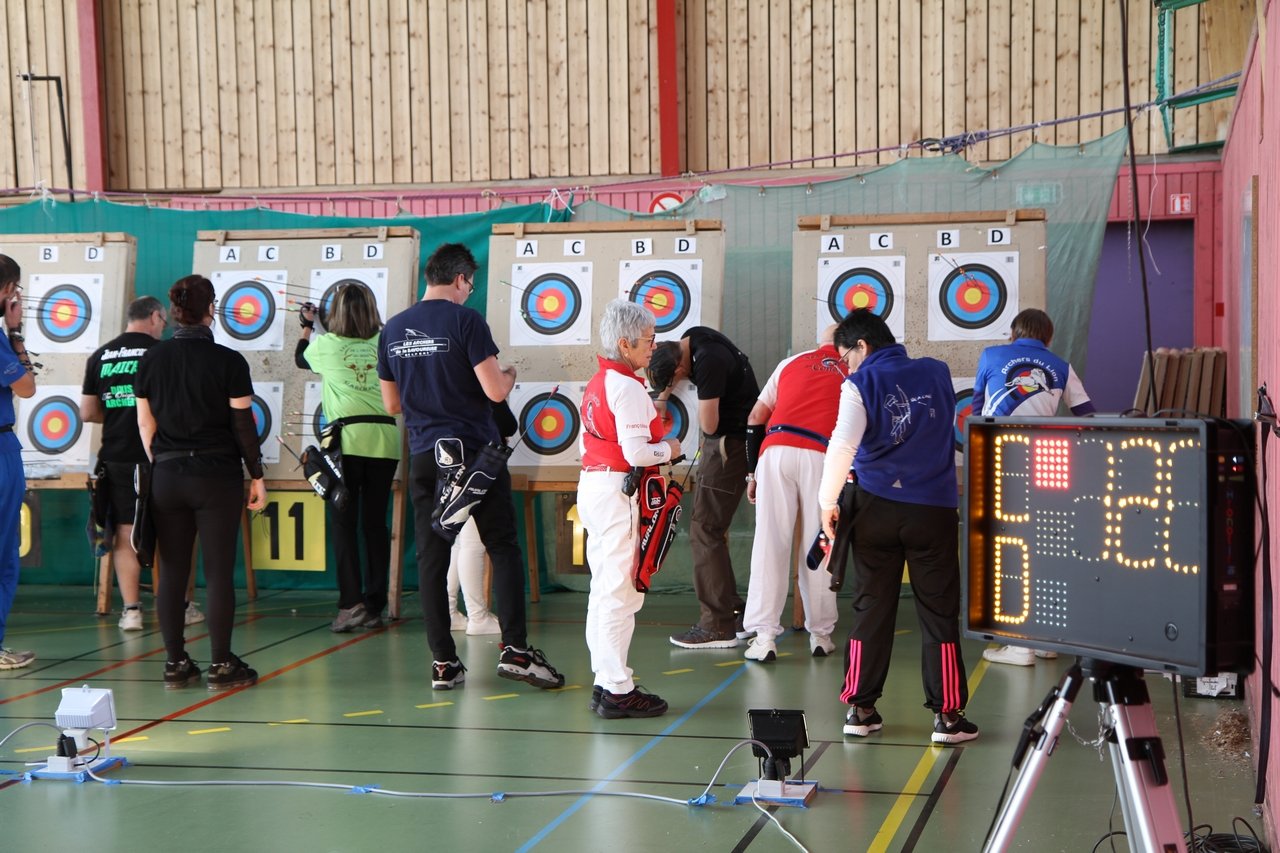Tir en salle Handisport, Sport adapté du 27 octobre et Qualificatif FFTA du 28 octobre 2018.