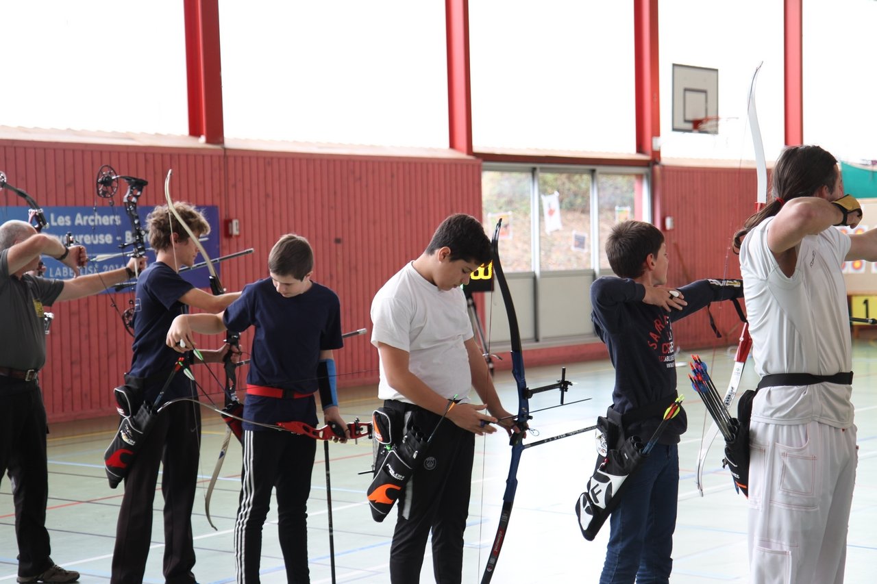 Tir en salle Handisport, Sport adapté du 27 octobre et Qualificatif FFTA du 28 octobre 2018.