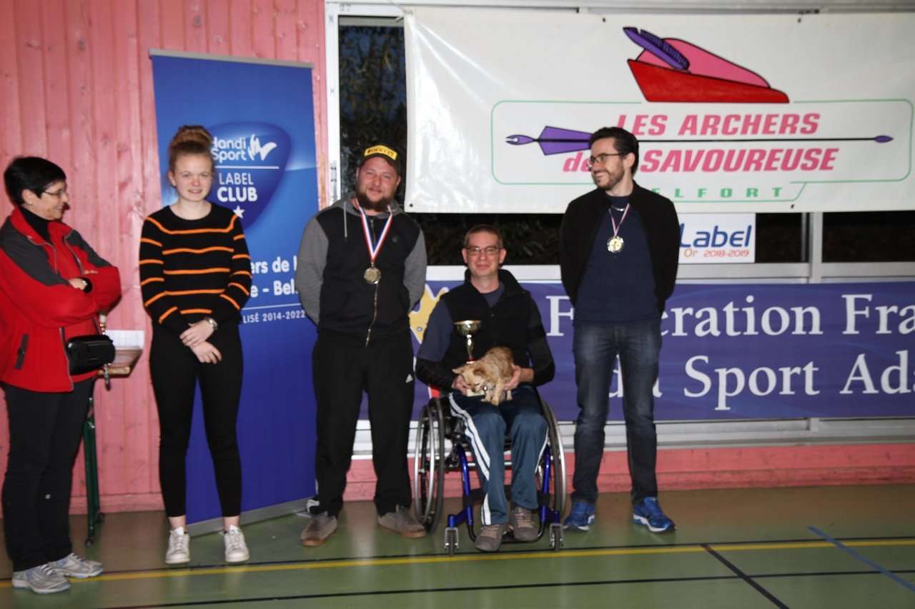 Tir en salle Handisport, Sport adapté du 27 octobre et Qualificatif FFTA du 28 octobre 2018.
