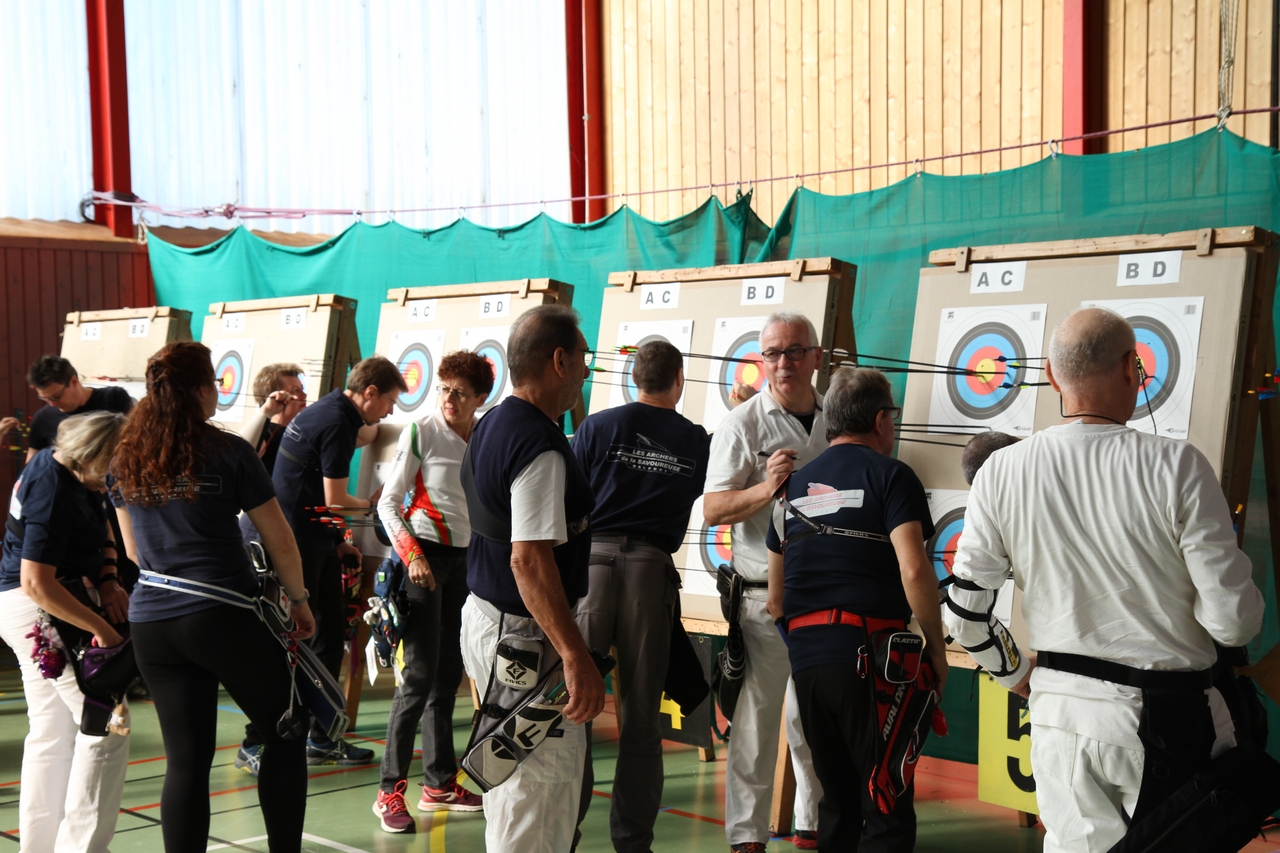 Tir en salle Handisport, Sport adapté du 26 octobre et Qualificatif FFTA du 27 octobre 2019.