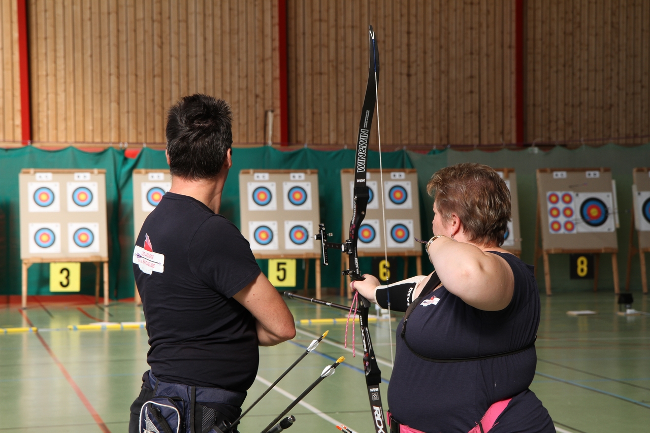 Tir en salle Handisport, Sport adapté du 26 octobre et Qualificatif FFTA du 27 octobre 2019.