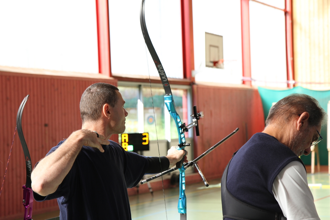 Tir en salle Handisport, Sport adapté du 26 octobre et Qualificatif FFTA du 27 octobre 2019.