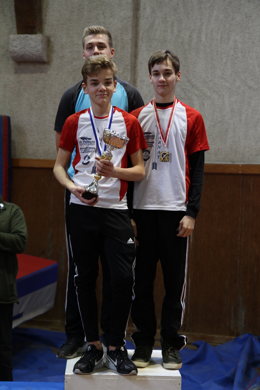 Championnat de district Franche-Comté jeunes salle de Dole 12 février 2017